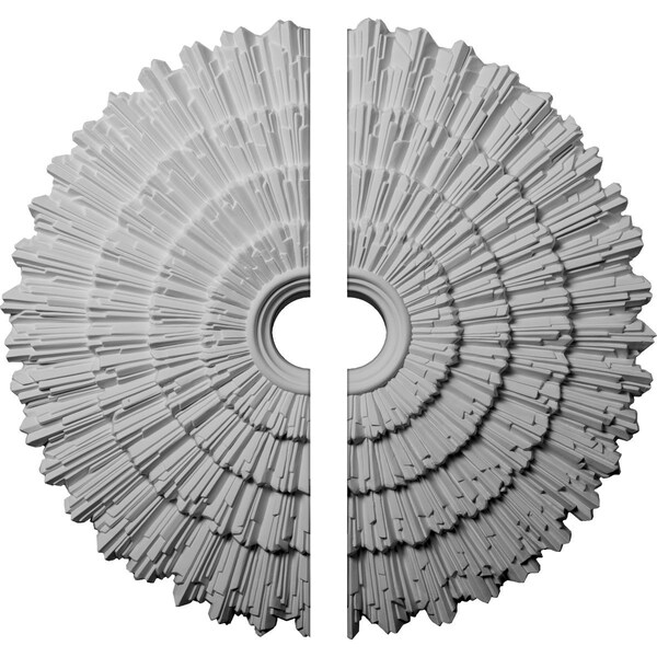 Ekena Millwork Eryn Ceiling Medallion, Two Piece (Fits Canopies up to 4"), 24 3/4"OD x 3 1/4"ID x 1 7/8"P CM24EN2 - main